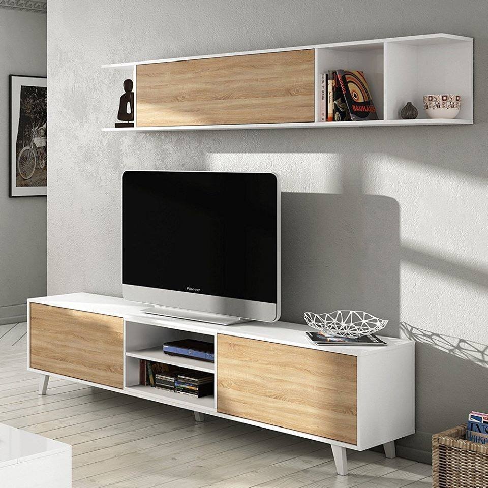 Wohnwand Baysinger für TVs bis zu 55"