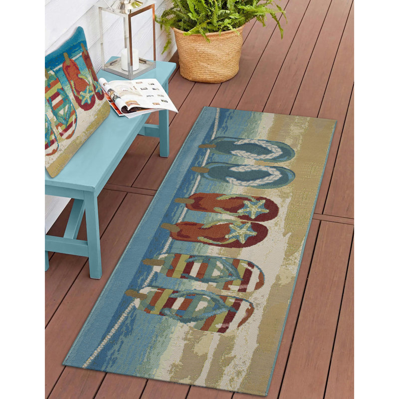 Thomasina Synthetic Non-Skid Kitchen Mat, Runner 1'11" x 4'11"