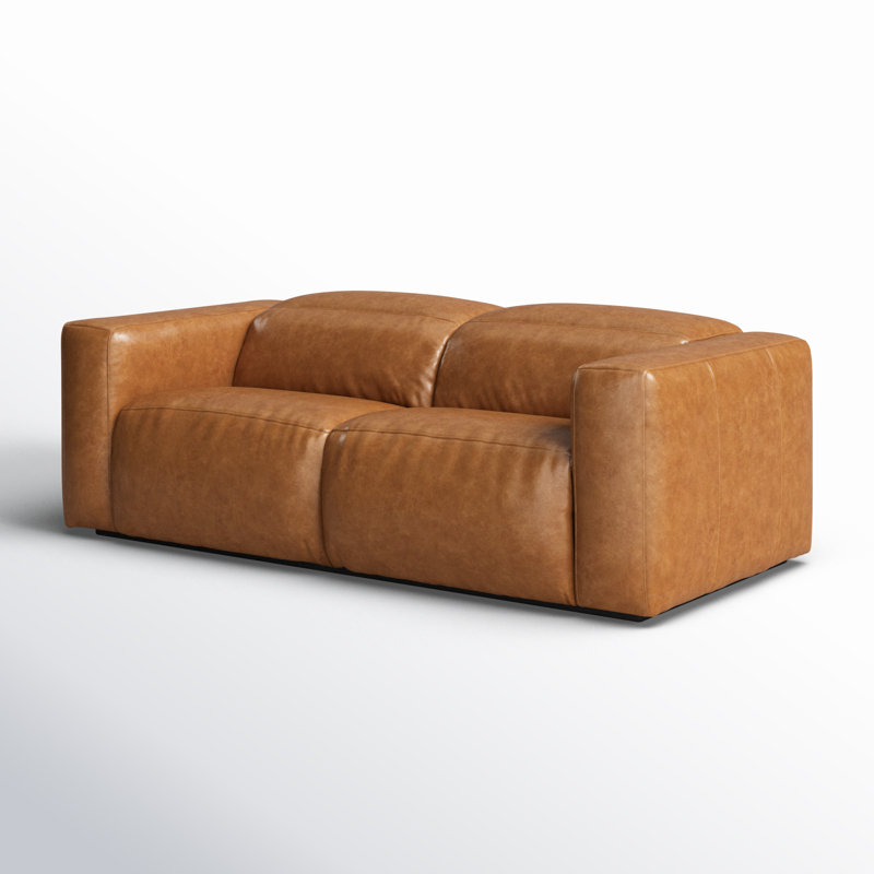 Radley 89" Power Recliner 2 - Piece Sofa, Sonoma Butterscotch Top Grain Leather