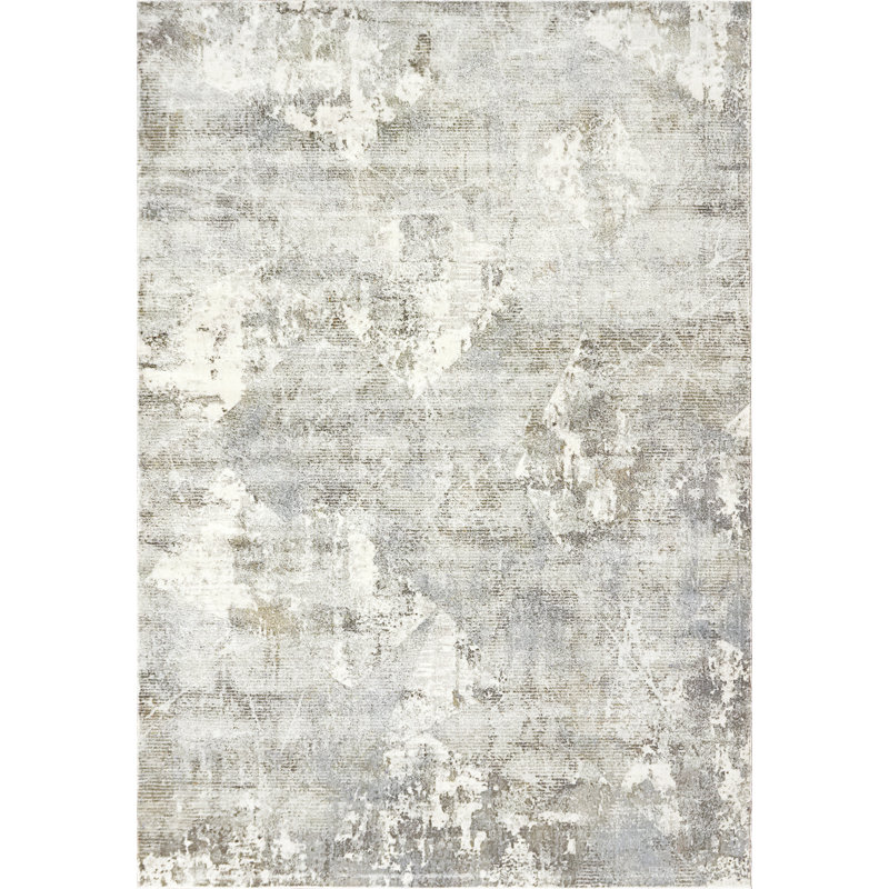 Tapis crème / gris Dionatta, Rectangle 3 pi 11 po x 5 pi 7 po