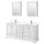 Ensemble de meuble-lavabo double autoportant 72 po avec plateau en quartz Deborah-98184982-98184983-98184987