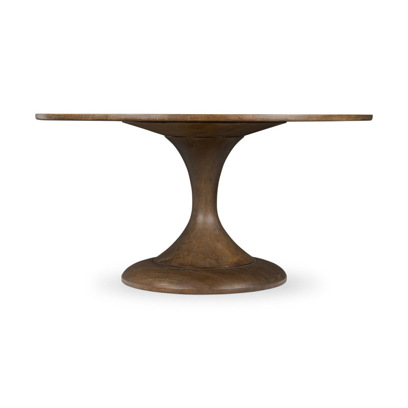 Eastman Dining Table -Light Weathered Oak, 30" H x 60" W x 60" D, Sienna Oak