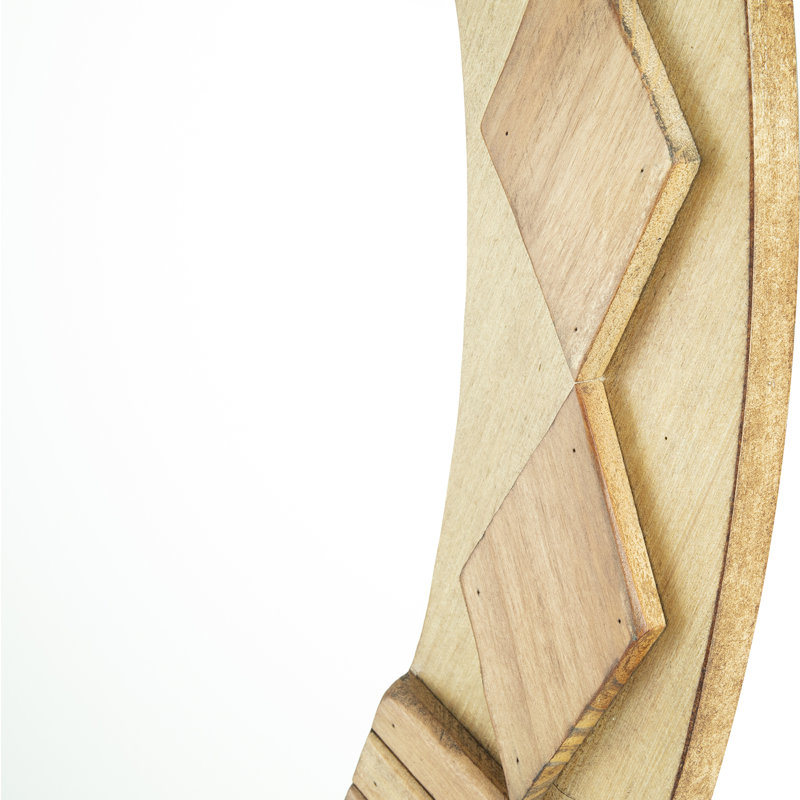 Jessalin Flat Wall Mirror with Hooks