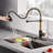 Bolden CASAINC 1.8 GPM Britt Commercial Style Pull Down Single Handle Kitchen Faucet-93965545