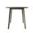 5-Piece Counter-Height Round Dining Set with Upholstered Splat-Back Chairs, Dark Grey-1498473060