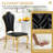 Mery 19'' H Modern Faux Leather Upholstered Dining Side Chair with Stainless Steel Legs-484681225-484681227