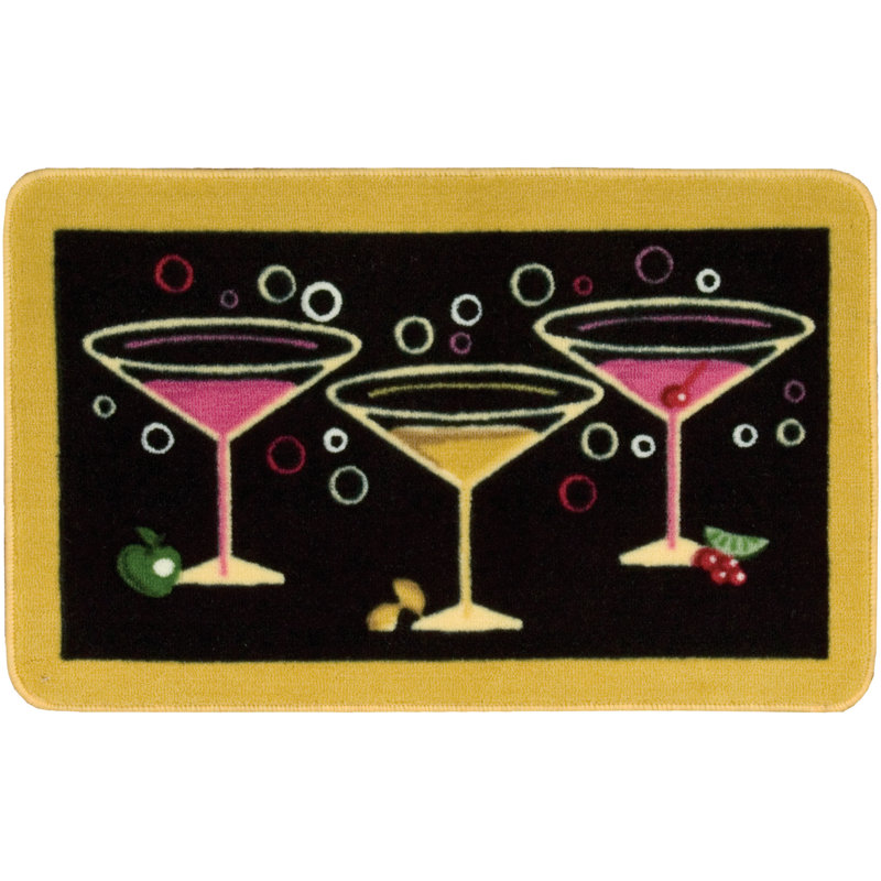 Tapis noir Trudy