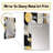 Gold and Black Geometric Illusions - Abstract Shapes Mirror, Gold Decorative Wall Mirror, Printed Metal Art-937635945