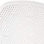 Chaise de salle à manger d'extérieur Lotus - polypropylène blanc, fabrication stable et résistante aux intempéries