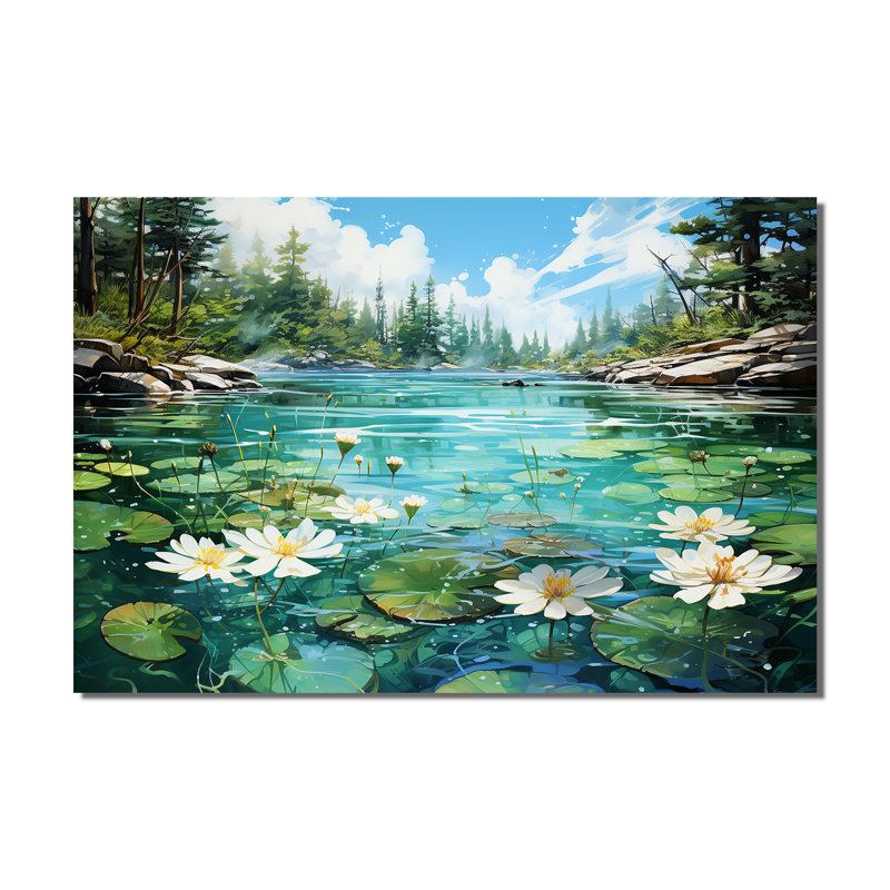 Canada Lakeside Tranquility I - impressions sur toile florales