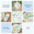 62 Piece Disposable Paper Plastic Paper Party Supplies Kit Disposable Party Supplies for 16 Guests