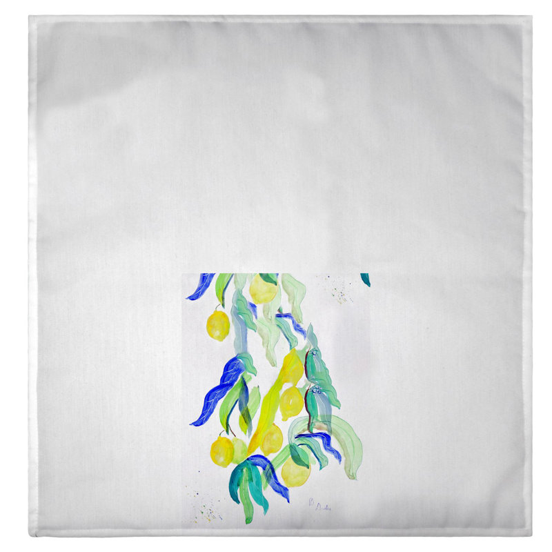 Serviette à main arbre citron Schmit