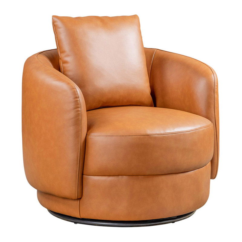 Dylan Leather Swivel Chair