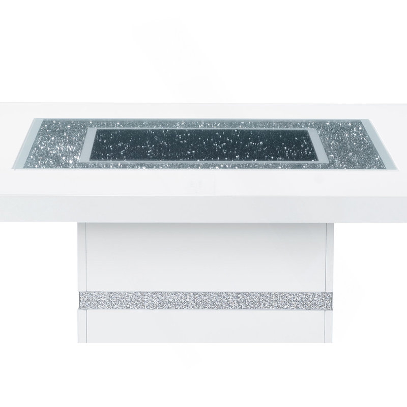 Ensemble de table de bar et tabouret de bar blanc ARIYA