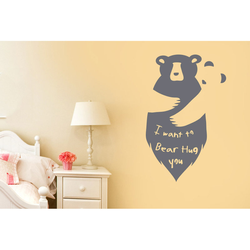 Non-Wall Damaging Wall Decal, Large, Grey
