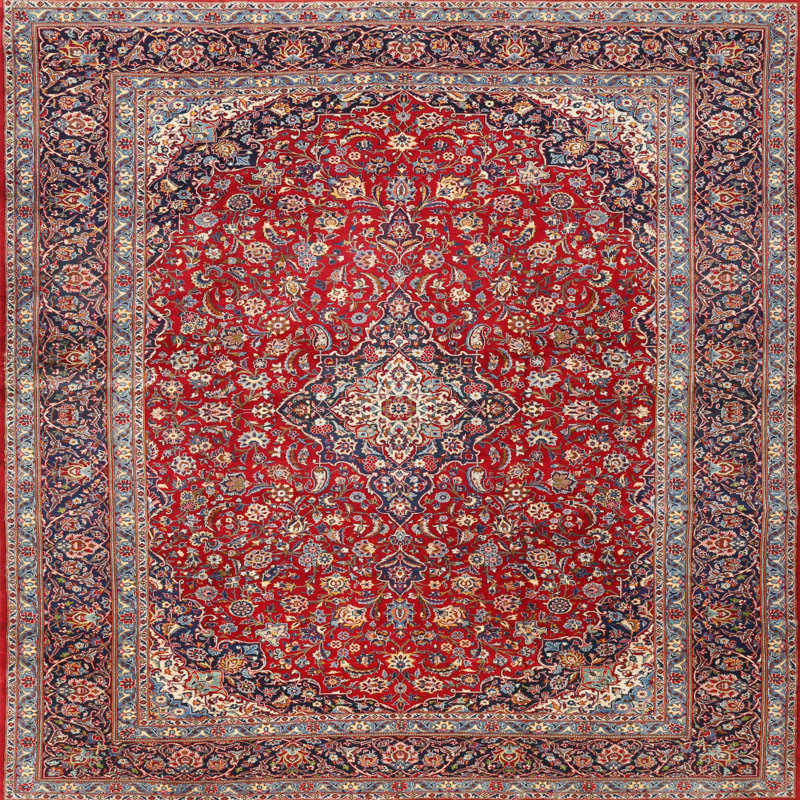 Oriental Indoor Rug, Square 3'