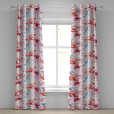 Earlie Semi Sheer Curtain Pair