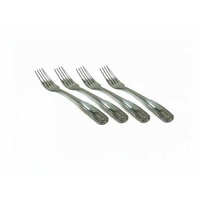 4 Pc Stainless-Steel Heavy-Duty Dinner Forks