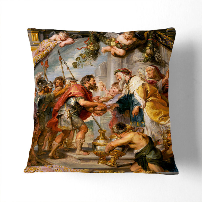 Square Cushion, 55cm H x 55cm W x 20cm D, Black
