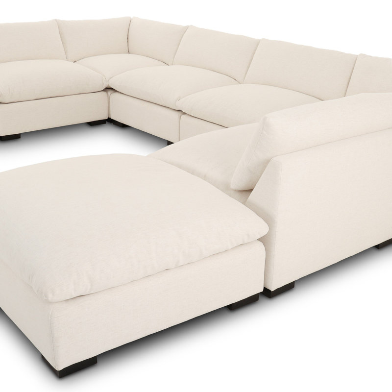 Westwood Sectional with Ottoman, 31.5" H x 160" W x 120" D