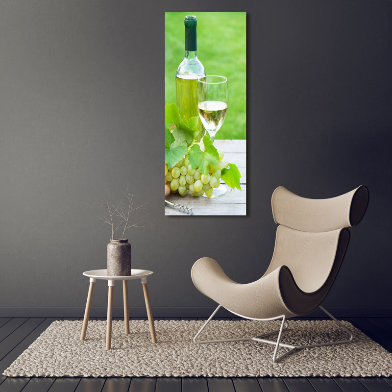 Grapes And Wine - Wrapped Canvas Print