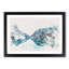 Mountain Range Reflection - Framed Print-56915529-56915530