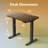 Electric Standing Desk With 4 Memory Presets, Wide Height Adjustment, Durable Steel Frame & Easy Assembly-1307544575-1300559011