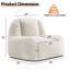 Chaise rembourrée 40 po-114985934