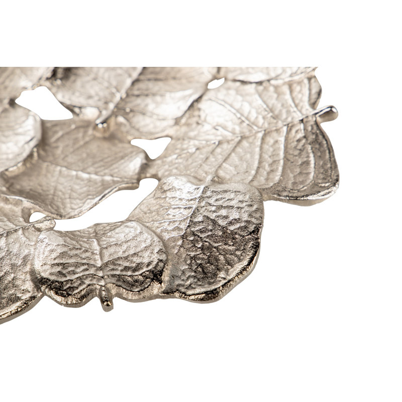 Cardinale Aluminum Decorative Plate 1, Nickel