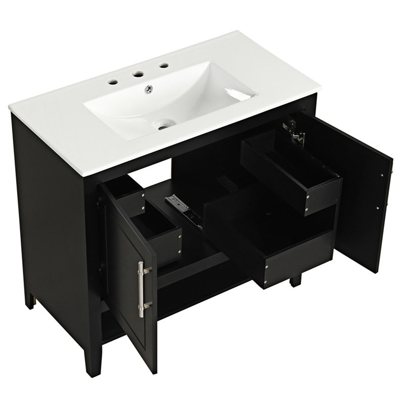 Meuble-lavabo multifonctionnel avec lavabo