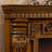 Brown Solid Wood Electric Fireplace