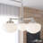 Hunter Saddle Creek 3 Light Convertible Chandelier Ceiling Light Fixture