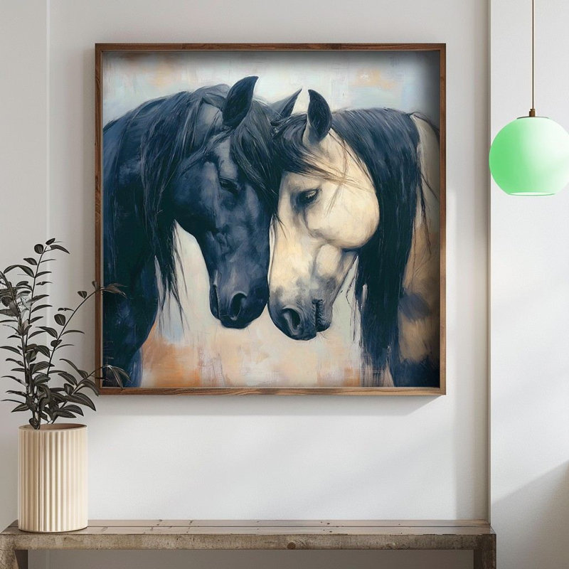 Peinture décorative en panneau de fibres à densité moyenne, H 13,39 po x l 13,39 po