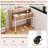 Extendable Computer Desk with Pull Out Secondary Desk