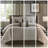 7 Piece Micro Corduroy Comforter Set Taupe Queen-117517627