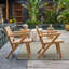Chaises en osier, ensemble de 2