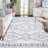 5x7 Area Rug Machine Washable Low Pile Non Slip Rugs Modern Geometric Foldable Rug Stain Resistant Indoor Carpet for Living Room Bedroom Dining Room,-1008968894