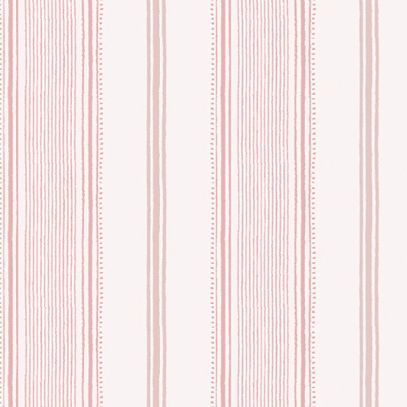 Laura Ashley Heacham Stripe Blush Wallpaper
