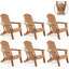 Chaise Adirondack pliable pour l'extérieur-578562139