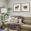 «Pine Forest Moose & Bear», ensemble de 2 reproductions d'art encadrées-27610141