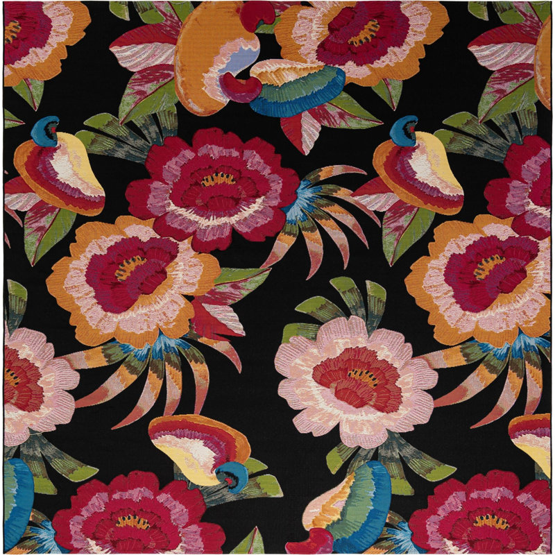  Tapis botanique d'extérieur Floralis, Carré 10pi