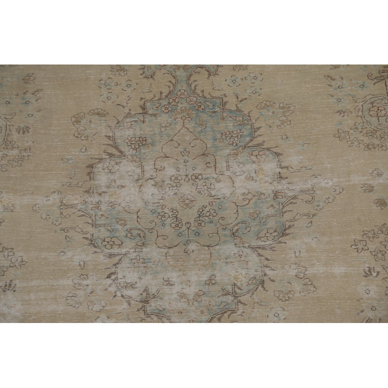 Tapis perse en laine patiné Analydia Tabriz