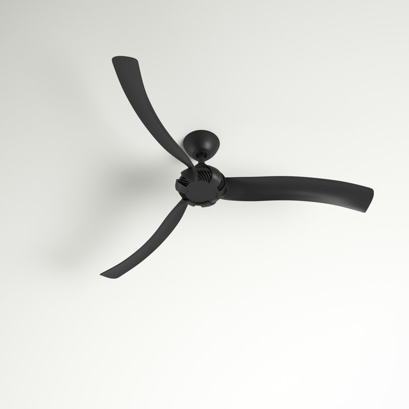 Burrus 52'' Ceiling Fan, Matte Black