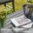 Aluminum 4 Piece Patio Set, 4- Person Outdoor Seating Group with Olefin Cushions-1463742773