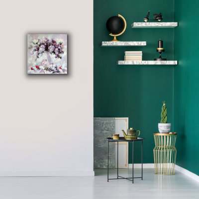 'Lilacs' by Alexander Gunin, Canvas Wall Art
