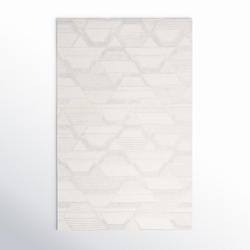 Kyrie Hand Tufted Abstract Indoor Rug, Rectangle 5' x 8'