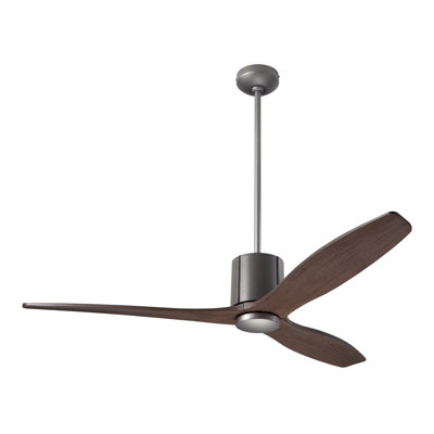 LeatherLuxe Downrod Ceiling Fan