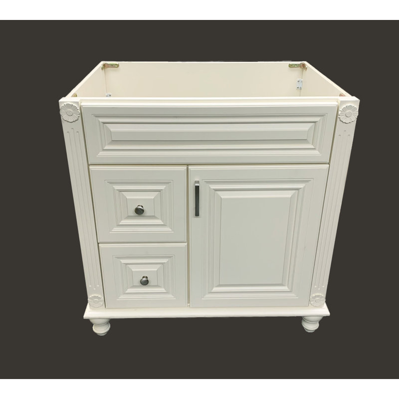 Base de meuble-lavabo de salle de bain simple 30" seulement