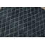Tapis bleu en laine noué à la main de conception unique 6 pi 3 po x 9 pi 2 po