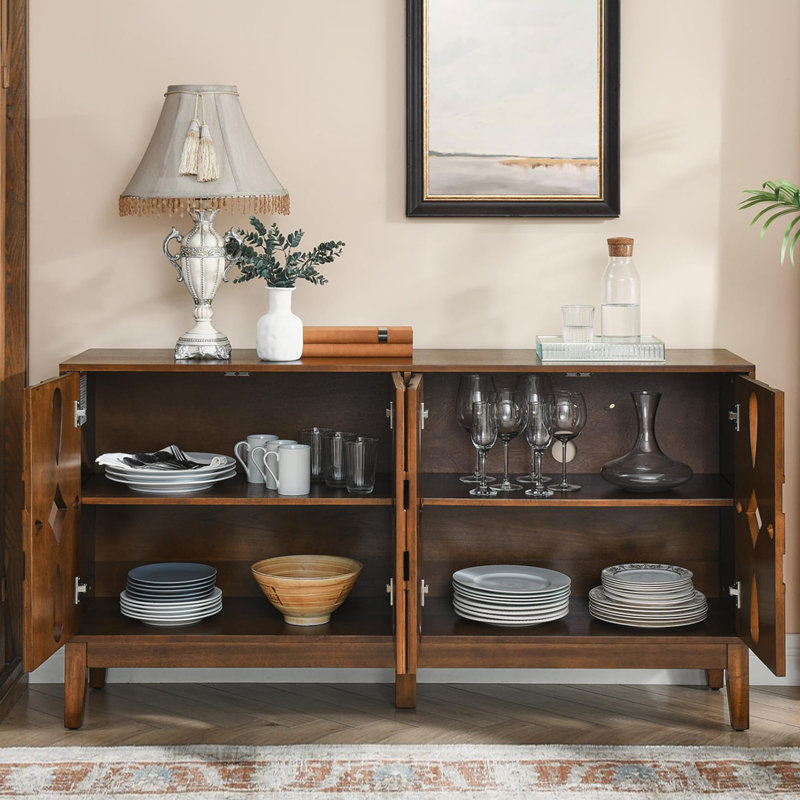 Buffet 60 "Mid Century, Noyer